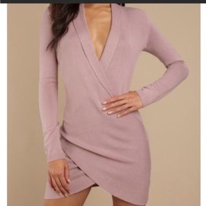 Brand New, with Tags Tobi Not Alone Sweater Dress. Color: Mauve. Size: Small.